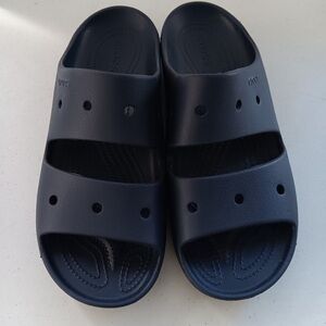 CROCS Black Slide Sandals